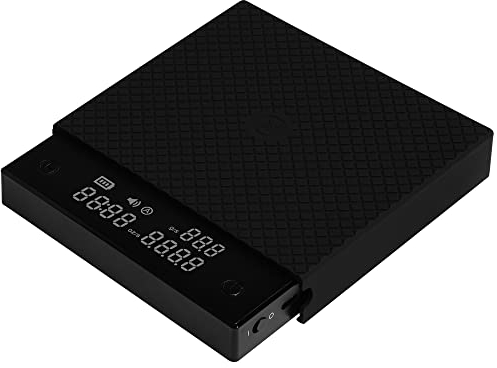 TIMEMORE Black Mirror Basic Pro, Digitale Kaffeewaage mit Timer, 2kg/0.1g, Multifunktionale barista waage, Espresso Waage, Automatisches Timing coffee scale, schwarz