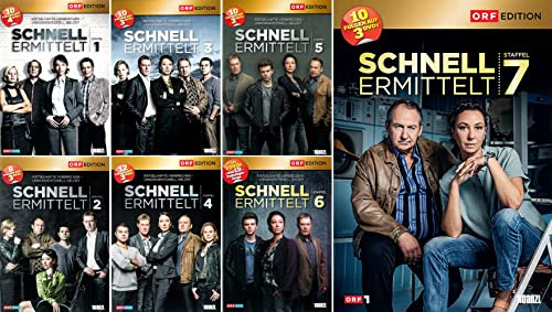 Schnell ermittelt - Die komplette 1. - 7. Staffel (Österreich Version) + Bonus-CD 'Pathologie-Songs' [22-Disc / 7-Boxen]