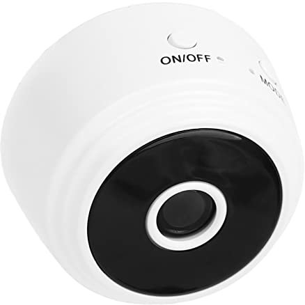 A9 Home Mini Camera, Monitor Camera with Magnetic Back Cover Monitor Camera 1080P HD Wireless Camera Security Cameras Wireless Outdoor for Home Office Courtyard (White)