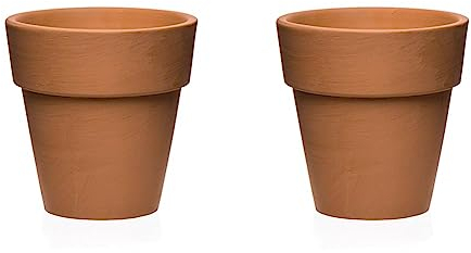 Baker Ross AR459 Pots de Fleurs en Terre Cuite-Lot de 8, jardinières en céramique pour Les Enfants à Peindre, décorer et pour Les activités d'apprentissage STEM