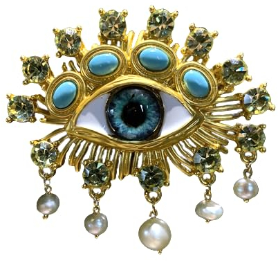 Pendentif étoile perle strass cristal broche pour femmes hommes vêtements bijoux accessoire