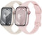 Schlank Sportarmband für Apple Watch Armband 40mm 41mm 44mm 45mm Ultra/2 49mm iWatch Armbänder 38mm 42mm 46mm Herren/Damen,Dünn Weich Silikon Band für Apfelband Series 10 9 8 7 6 5 4 3 2 Se 2nd