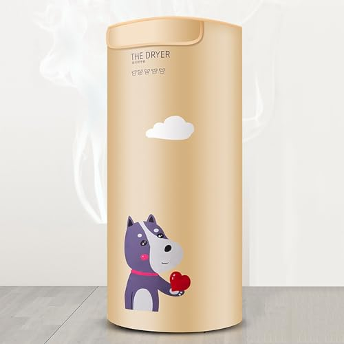 CHBMZ Sèche-Linge Portable, 900 W 220 V, Minuterie Automatique avec Plage de Synchronisation Maximale de 180 Minutes, Séchage Rapide et Faible Bruit pour Les Appartements, Camping-Cars et Voyages