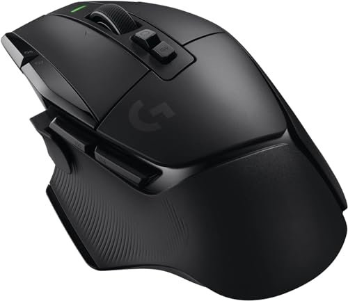 Logitech G G502 X Lightspeed - Ratón óptico inalámbrico para Juegos con interruptores óptico-mecánicos híbridos LIGHTFORCE, Sensor de Juegos Hero 25K, Compatible con PC, macOS/Windows, Color Negro