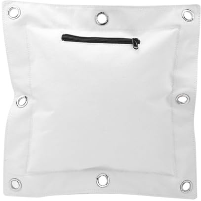Brrnoo Wing Chun Wall Canvas Punch Leerer Sandsack Teer montiert Leinwand Boxsack mit Reißverschluss für Kampfkunst Muay Thai Kung Fu Makiwara (L)