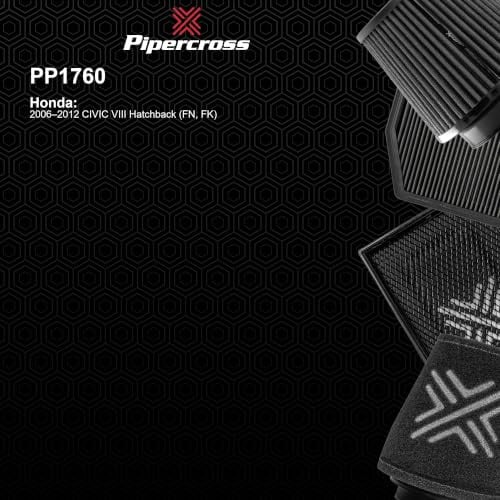 Pipercross Performance Panel Filter for HONDA, PP1760 | Increases Airflow by Up to 40%, Improved Fuel Economy, Made in Britain, Eco-Friendly & Washable