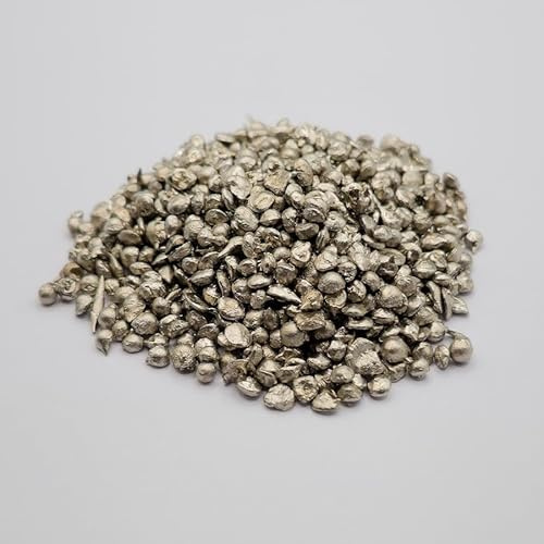 Bismut Wismut 100g-1kg Bi99,99% 4N reines Bismut Granulat Bismut-Kristallzucht, für Wissenschaft, Industrie und private Projekte (500, Gramm)