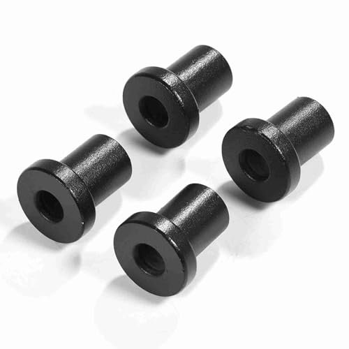 4pcs Spacers de Portes de Grange Coulissantes 1, 38 * 1, 18 * 0, 79 Pouce, Connecteurs Piste Murale, Accessoires Matériels pour les Portes Coulissantes ou les la Ferme, Garage, Sous-sol, etc.
