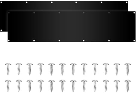 SUMBIN 2 Sets 86,4 x 15,2 cm große Tür-Geschirrspüler-Kickplatte für Wohn- oder Gewerbetüren, Vorder- oder Hintertür, Türschilder außen oder innen