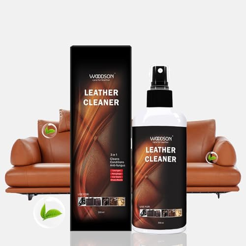 PetalPulse 300ml Lederpflege Für Auto Sitze Und Möbel, Wasserabweisende Lederpflege mit Bienenwachs, Leather Conditioner für eine sanfte Reinigung und Pflege von Glattleder und Kunstleder