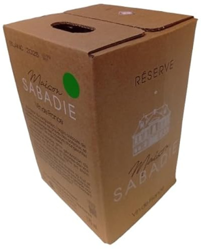 Cubito Pais d'OC cosecha HVE - Vino blanco seco cosecha afrutado/especiado - 10 litros con grifo.