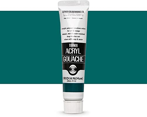 20ml Turner Acrylic Gouache Viridian (Hue) 47