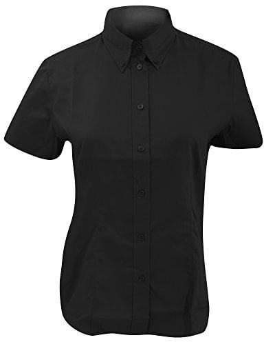 Kustom Kit Ladies Corporate Oxford Short Sleeve Shirt