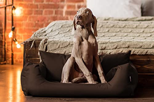 tierlando NEMO Hundebett Hundesofa Hundekorb Katzenbett Größe: N1 | Farbe: 01 Braun