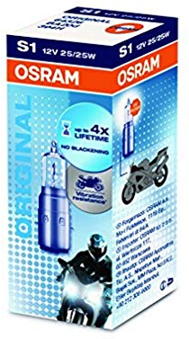 OSRAM S1 Glühlampe Fernscheinwerfer 25/25W Fernlicht Halogen Birne 64326