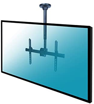KIMEX - Support TV - Installation Plafond - Fonction Orientable/Inclinable - pour écran 37''-75'' - Hauteur régblable 56-91cm - 014-4003