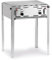 HENDI Grill-Master maxi, Elektronisches Zündgerät, nur für Verwendung im Aussenbereich, für Gasflaschengas (Propan/Butan), 11,6kW(Hs), 650x540x(H)840mm, Edelstahl 18/0