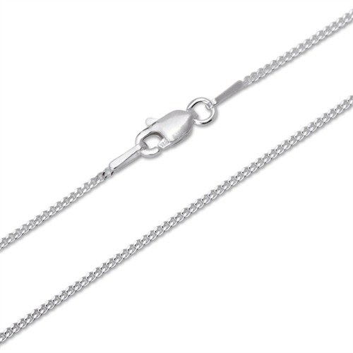 Panzerkette echtes 925er Sterlingsilber-1mm breit Länge wählbar PK0010