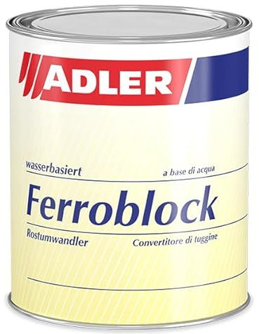 ADLER Ferroblock - 1l Rostumwandler Roststabilisierung & Rost-Stopp Rost entfernen