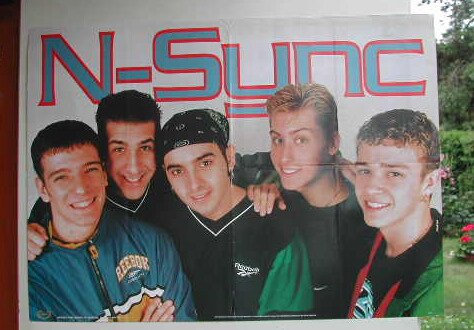 n-sync – zusammengeklappt – 61 x 84 cm zeigt/Poster