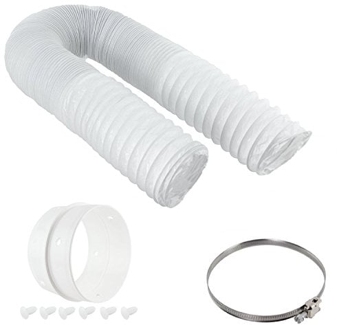 SPARES2GO Vent Hose & Extension Ring Kit for INDESIT Vented Tumble Dryer (4 / 100mm Diameter)