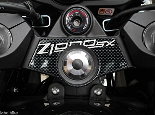 labelbike - Adesivo in Resina 3D Decorazione e Protezione di Moto Piastra Forcella compatibile con KAWASAKI Z 1000SX Z1000 SX