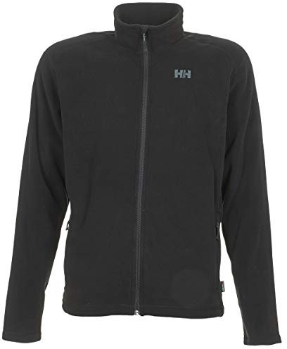 Helly Hansen M Daybreaker - Giacca in pile Polartec da uomo, colore nero, taglia M, Nero , M