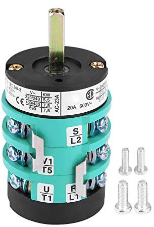KIMISS 220V / 380V Pull Changer Machine Interrupteur Marche Arrière du moteur Commutateur pédale de Table Tournante(20A (B))