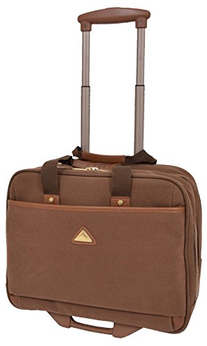 Gerollt Pilotenkoffer Faux-Veloursleder Geschäft Reise Aktentasche Laptop-Fördermaschine Kabinentasche HLG403