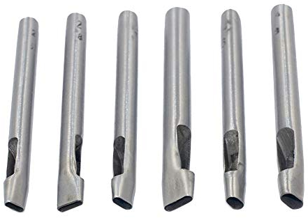 DGOL Leder-Locher, 6 Größen, oval, Locher, Gürtel, Hohlstanzung, Schneidwerkzeug