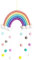 Goodchanceuk Regenbogen-Wandbehang, Makramee, Wandschmuck, Pompon, Boho, für Kinderzimmer, Kinderzimmer, Kinderzimmer…