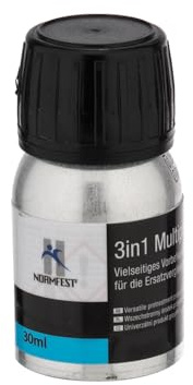Normfest 3in1 Multiprimer – Glas-, Keramik- & Metallprimer mit Haftvermittler, UV- und Korrosionsschutz für Ersatzverglasung, schwarz, 30ml