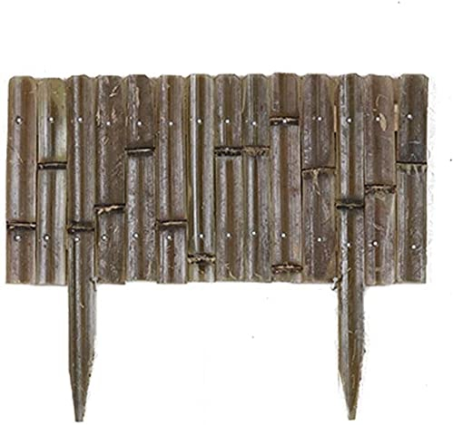 llxyzrzbhd Gartenzaun Zaunelemente Miniatur Deko Im Freien Gemüse Feld Spitzen Fuß Design Blumenbeet Dekoration Streikposten Zaun Bambuszaun Gartenzaun llxyzrzbhd617(Color:Green;Size:90cmx50cm)