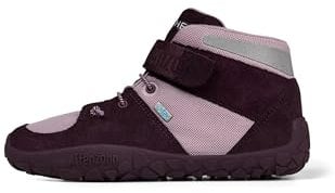 Affenzahn Wintersneaker Leder Dreamer wasserdicht mit elastischem Gummiband und Klettverschluss Größe 31-37 Traubenrot - Rot