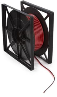 HQ -Power HQLW10004 Cavo per altoparlanti, rosso/nero, 2 x 1,50 mm, 100 m