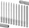 11 teilig Torx Schraubendreher Set Magnetisch 100mm Lange Bits Torx T6-T40 1/4 Magnetisch Sechskant Schaft Elektrische Torx Bits (11pcs 100mm)