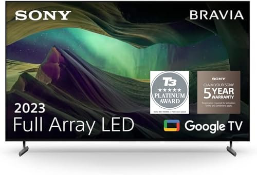 Sony BRAVIA, KD-75X85L, 75 Inch, Full Array LED, Smart TV, 4K HDR, Google TV, ECO PACK, BRAVIA CORE, Seamless Edge Design