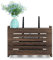 Wandhalterung WiFi Router Regal Wandmontiertes Router Modem Aufbewahrungsbox Schrank Steckdosenleiste Kabel-Organizer-Box Kabel-Ordnungsbox Regale Holz-Oberfräsen-Regal