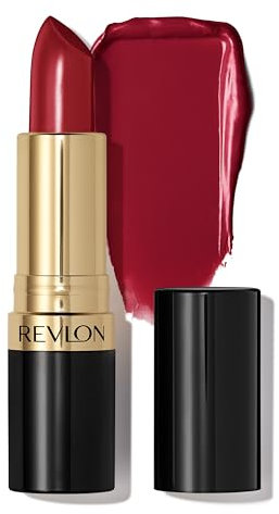 Revlon Super Lustrous Lipstick, Rossetto con Formula Cremosa, Infuso Con Vitamina E, 810 Uncut Ruby, 4,2g