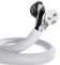 Cubre Cables 3m Blanco 19-26mm Flexible Autocierre Recoge Cables Pared Protector Cortable Antimascotas Gran Capacidad Organización Escritorio TV Oficina Gaming Mascotas Resistente Instalación Pet