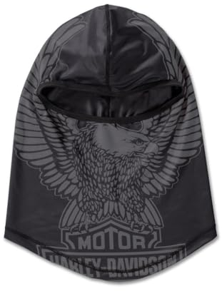 Harley-Davidson Motorrad Sturmhaube „Bald Eagle“ Loch Sturmmaske Biker Kopfhaube Allwetter Motorradmaske