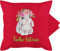 Kissenbezug - Osterkissen - Frohe Ostern Hase I Osterhase I Osterhäschen I Oster Hase - 50 x 50 cm - Rot - bezug kissen hasenmotiv ostergeschenke ostern￼ kissenbezüge ostergeschenk für eltern