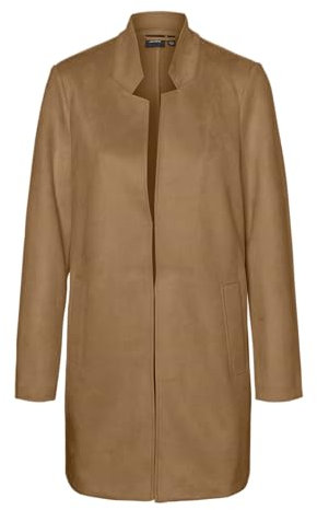 VERO MODA Damen Vmjosefreja Fauxsuede Jacket Boo Jacke, Tigers Eye, M