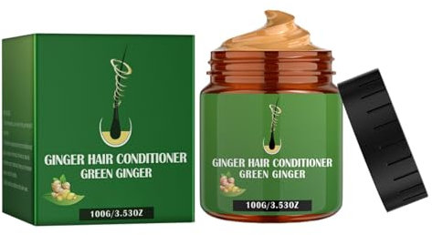 Mrinb Ingwer Haarwachstums-Conditioner, Anti-Haarausfall, für trockenes und brüchiges Haar, 100 ml