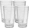 RAONEUS Plastic Glasses Unbreakable Tumblers Drinking Cups Acrylic Glasses Drinking for BBQ’s,Camping,Picnic,Birthday Party,Everyday Use (385ml Clear)