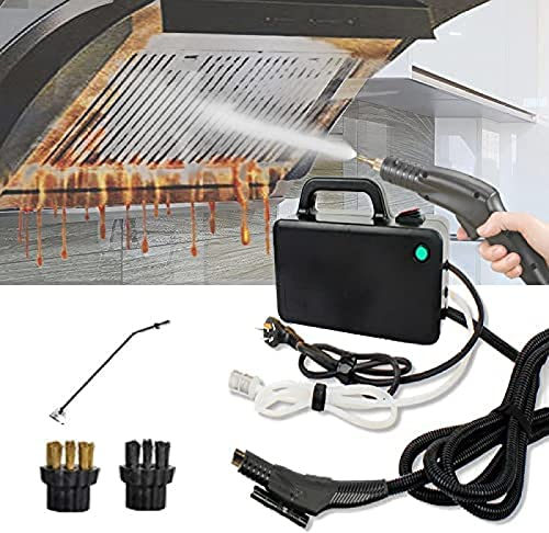 Pulitore a vapore ad alta pressione da 3000 W, macchina portatile per la pulizia a vapore portatile multiuso per condizionatori d'aria domestici, panca da cucina, moquette, divano, giunti in