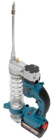 UYRTOY Akku Fettpresse,6000psi Einhandfettpresse kabellos Multi Fettpresse Mit Ladegerät 2xAkkus 2600mAh 560W Maßgeschneiderte Druck- und Durchflusswerte (Ohne Akku und Ladegerät)