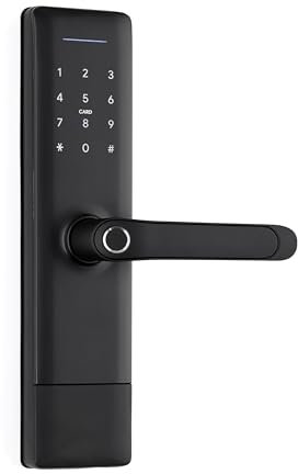 BOT Elektronisches Türschloss, SMART Lock Doorknob,TTlock,Bluetooth, Smart-Funktion – Schloss mit Fingerabdruckleser