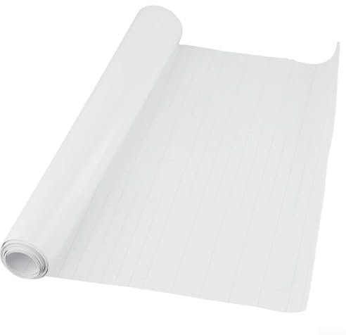 Película de vinilo blanco brillante para coche, 30 x 300 cm, aplicación sin burbujas, resistente a la intemperie, protección contra arañazos, calcomanía de larga duración para vehículo