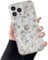 ZTOFERA Magnetisch Hülle für iPhone 15 Pro Max, Transparent Soft Handyhülle mit Blume Muster [Kompatibel mit MagSafe Kabellosem Laden], Stoßfest Schutzhülle für iPhone 15 Pro Max 6,7-Große Weiß Blume